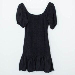 J. Crew Smocked Puff‎ Sleeve Knit Dress Size XS